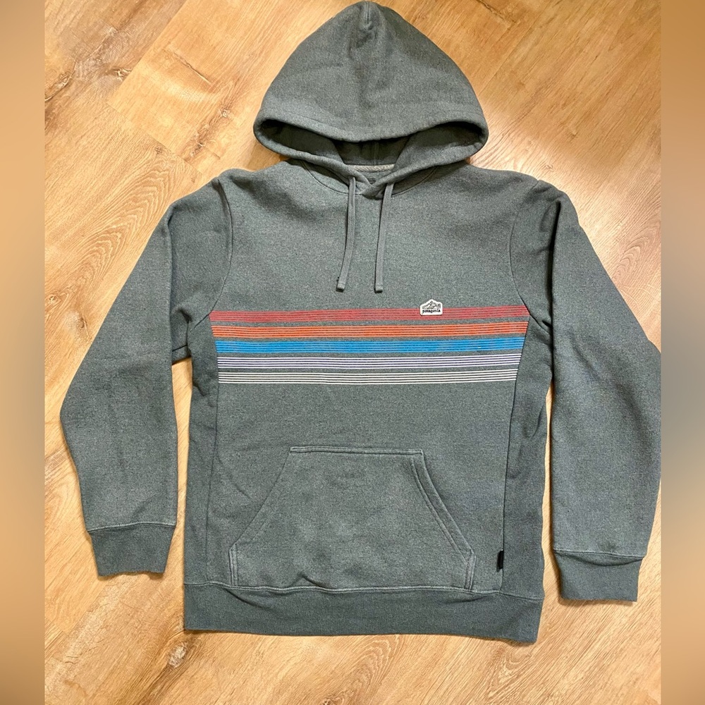 Patagonia Line Logo Ridge Stripe Uprisal Hoody UNISEX |Mens SMALL/Womens MEDIUM